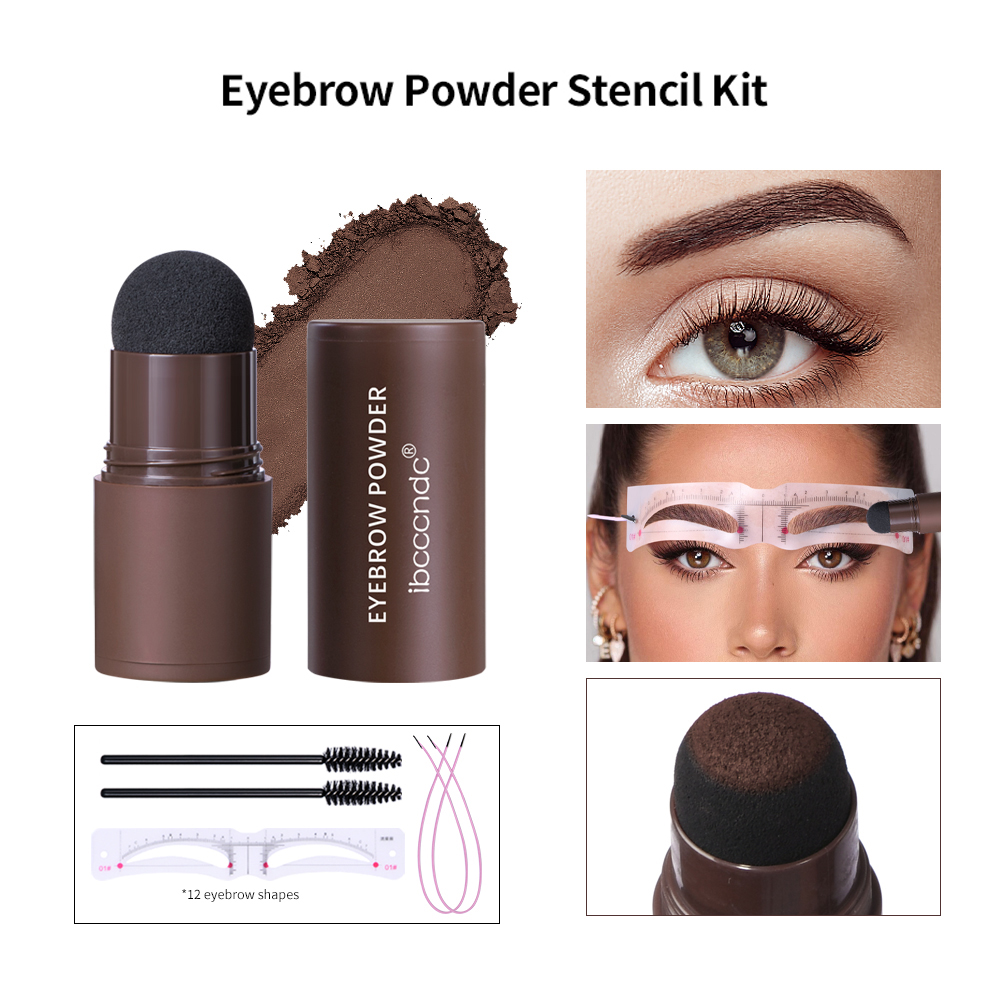 Beauty Mark Makeup - Complete Professional แปรงแต่งหน้า Eyebrow Powder Stencil