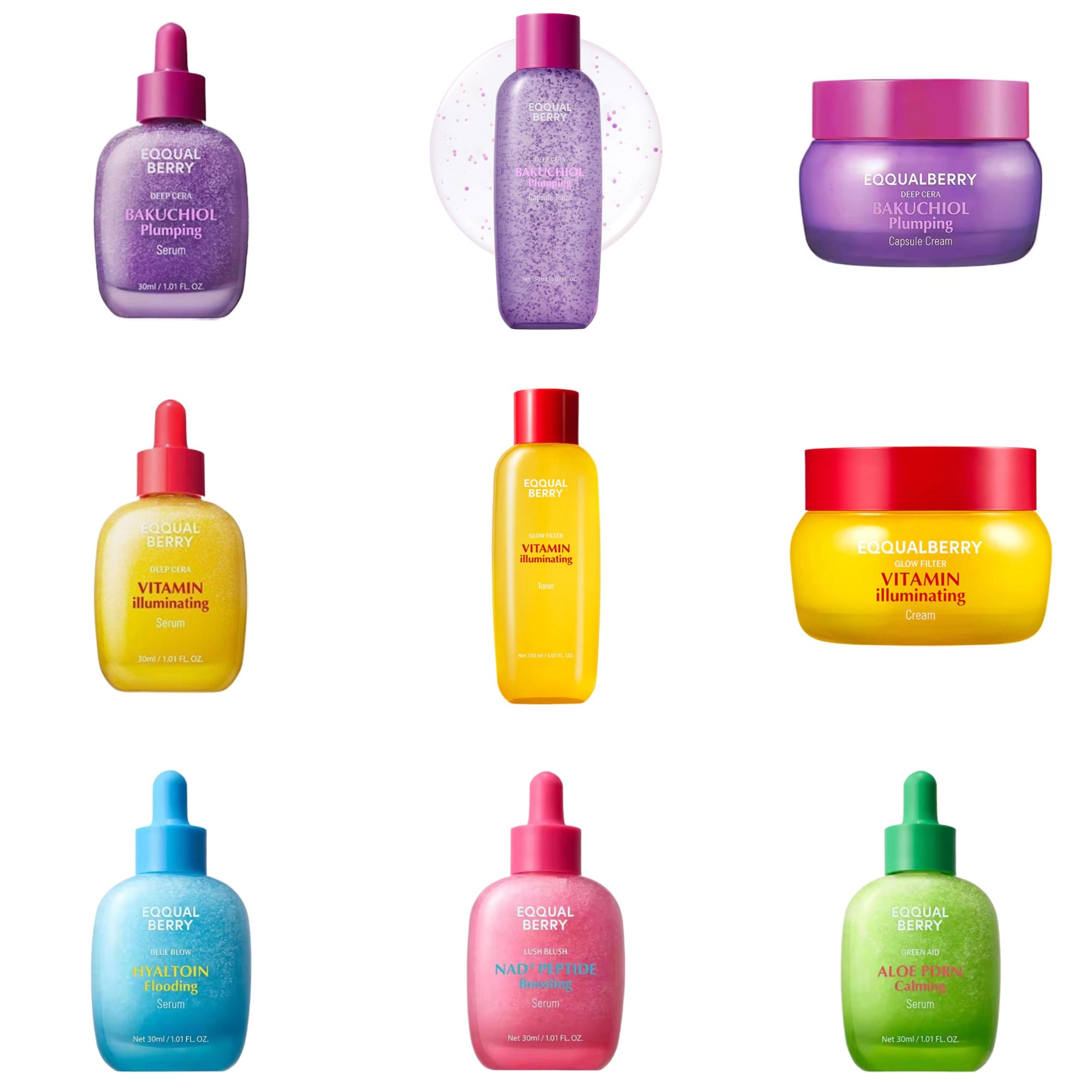 Vitamin C Serum Face - เซรั่มบำรุงผิวหน้า EQQUALBERRY BAKUCHIOL Plumping Serum 5,000