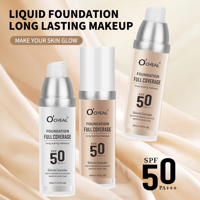 Beauty Glazed Makeup - O'CHEAL 50PA +++ Liquid Foundation ครีม