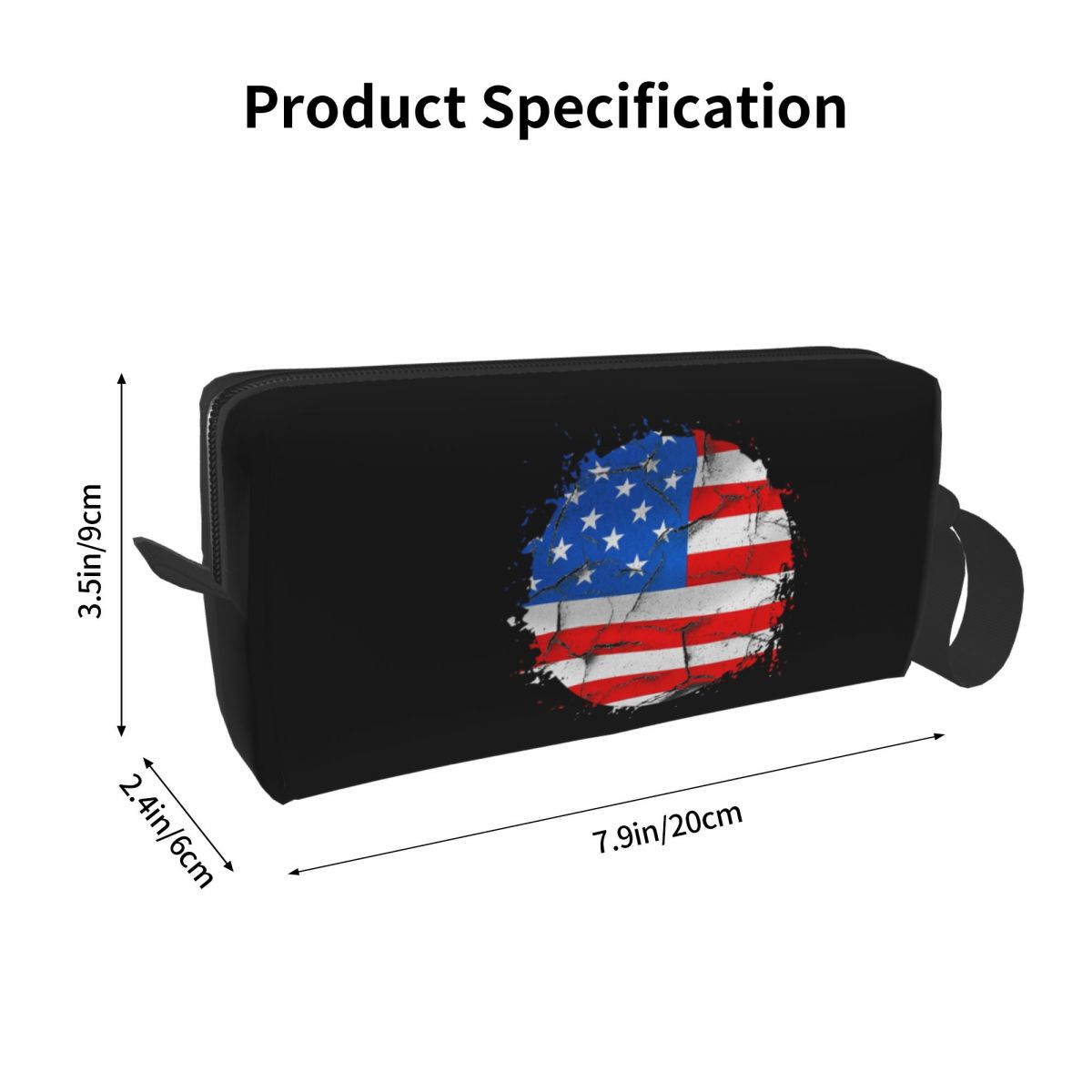 กระเป๋าเครื่องสำอางลายธงชาติอเ - Beauty Makeup Usa บทวิจารณ์และราคา