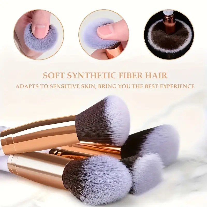 ชุดแปรงหินอ่อน 10 ชิ้น + บลัชอ - Beauty Makeup Gift Sets บทวิจารณ์และราคา