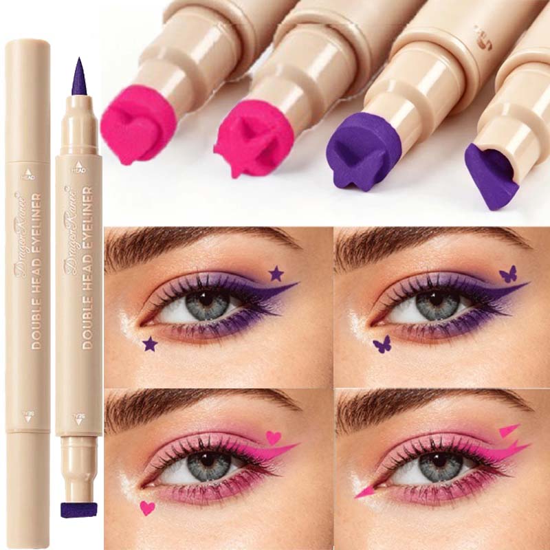 อายไลเนอร์แบบสองหัว ลายดาว หัว - Beauty Mark Makeup บทวิจารณ์และราคา