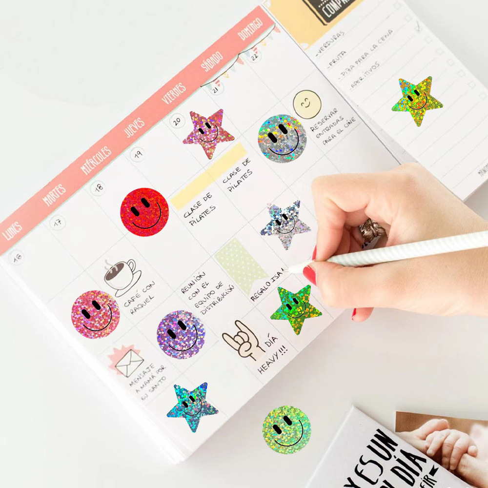 JCAC สติกเกอร์รูปดาวและหน้ายิ้ - Beauty Glazed Makeup บทวิจารณ์และราคา