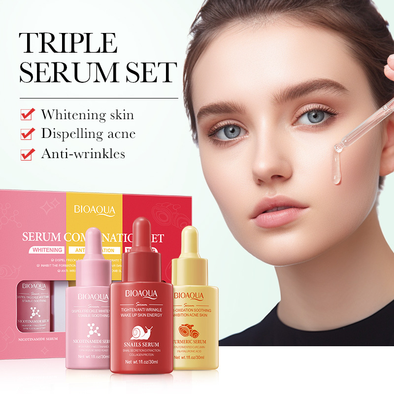 3 ชิ้น/เซ็ต BIOAQUA Vitamin C  - Vitamin C Serum Face บทวิจารณ์และราคา