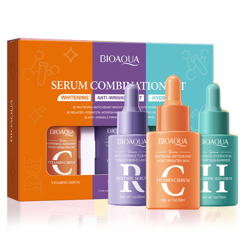 3 ชิ้น/เซ็ต BIOAQUA Vitamin C  - Vitamin C Serum Face บทวิจารณ์และราคา