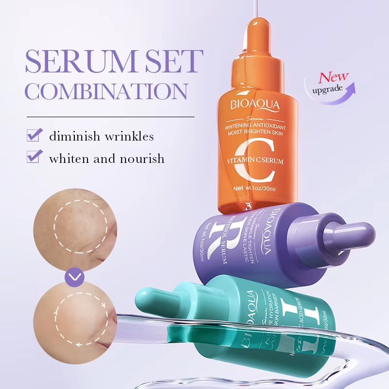 3 ชิ้น/เซ็ต BIOAQUA Vitamin C  - Vitamin C Serum Face บทวิจารณ์และราคา