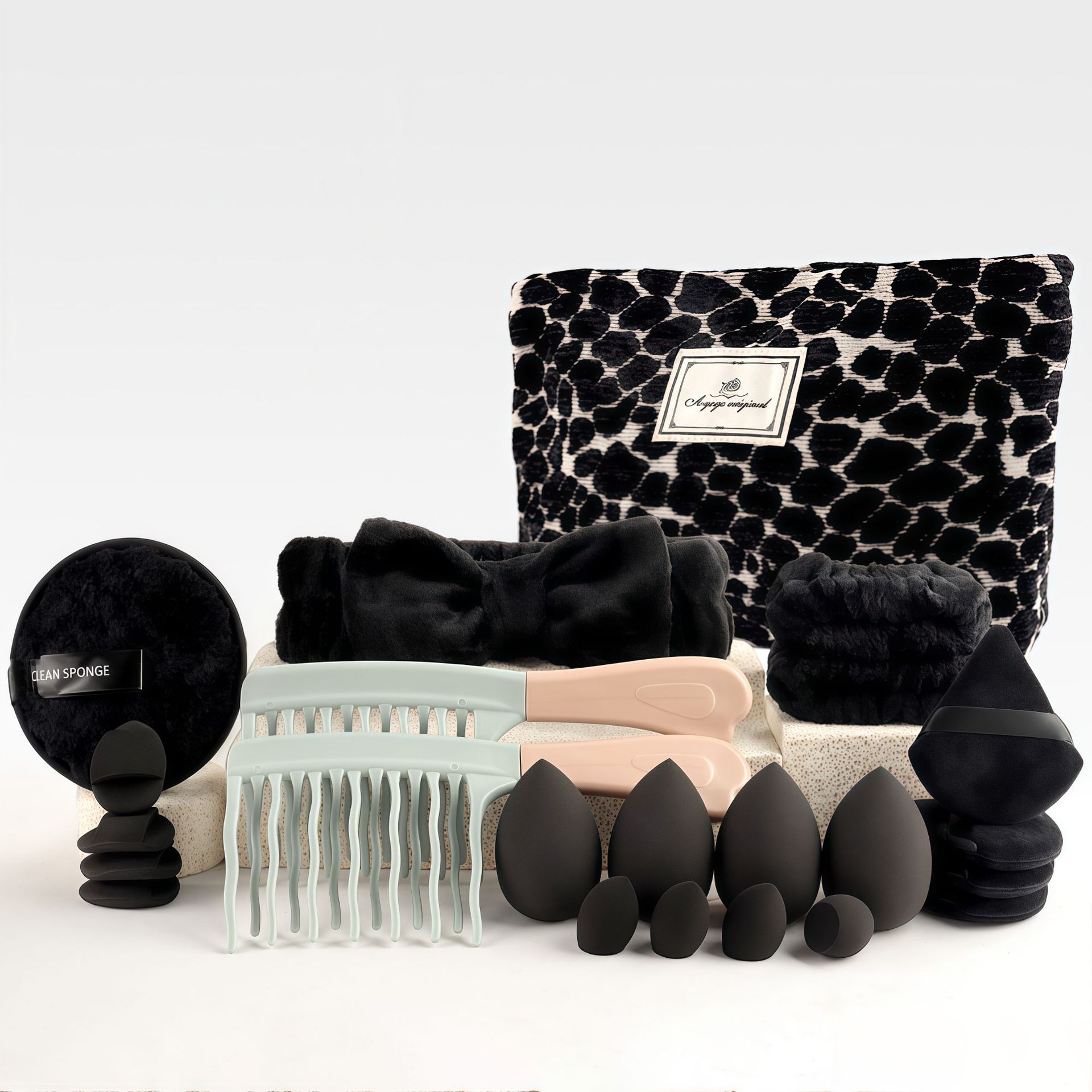 ชุดแปรงแต่งหน้าสไตล์หรูหรา ชุด - Makeup Beauty Set บทวิจารณ์และราคา