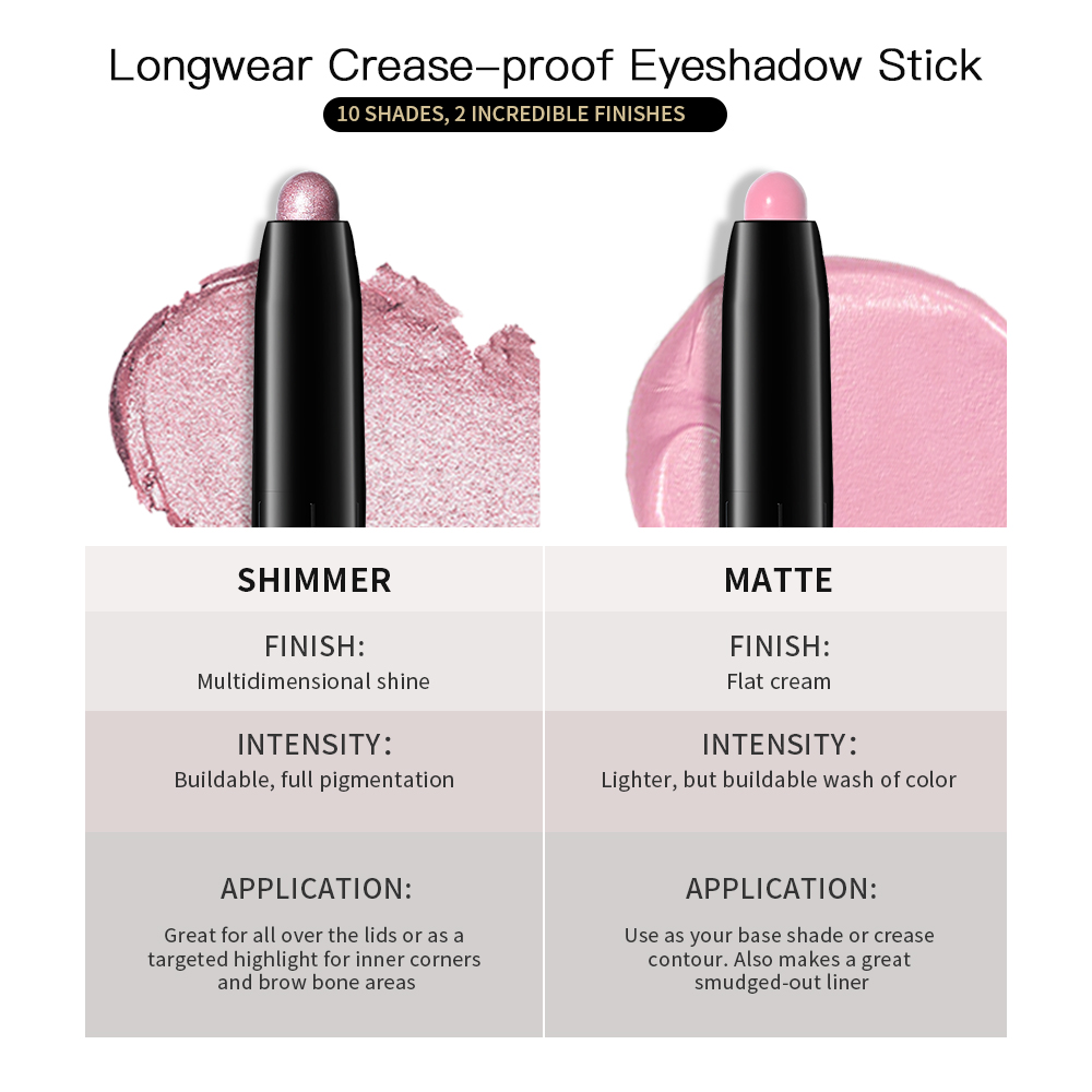 12 สีอายแชโดว์ดินสอ Shimmer แล - Eyeshadow Glitter Pigment บทวิจารณ์และราคา