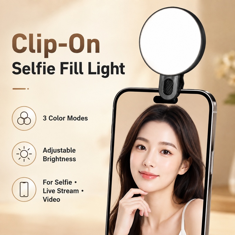 ไฟ LED RGB แบบพกพาขนาดเล็กพร้อ - Beauty Makeup Camera บทวิจารณ์และราคา