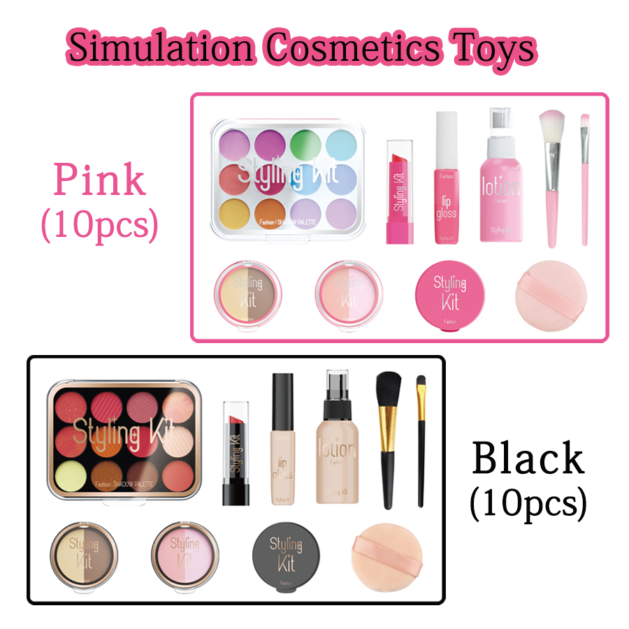 10 ชิ้นจําลองสาวความงามเล่นชุด - Beauty Makeup Gift Sets บทวิจารณ์และราคา