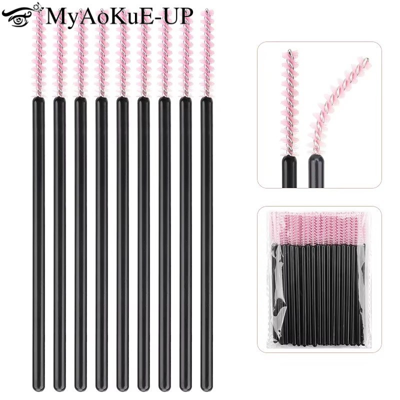 แปรงแต่งหน้าขนตาแบบใช้แล้วทิ้ง - Beauty Makeup Background บทวิจารณ์และราคา