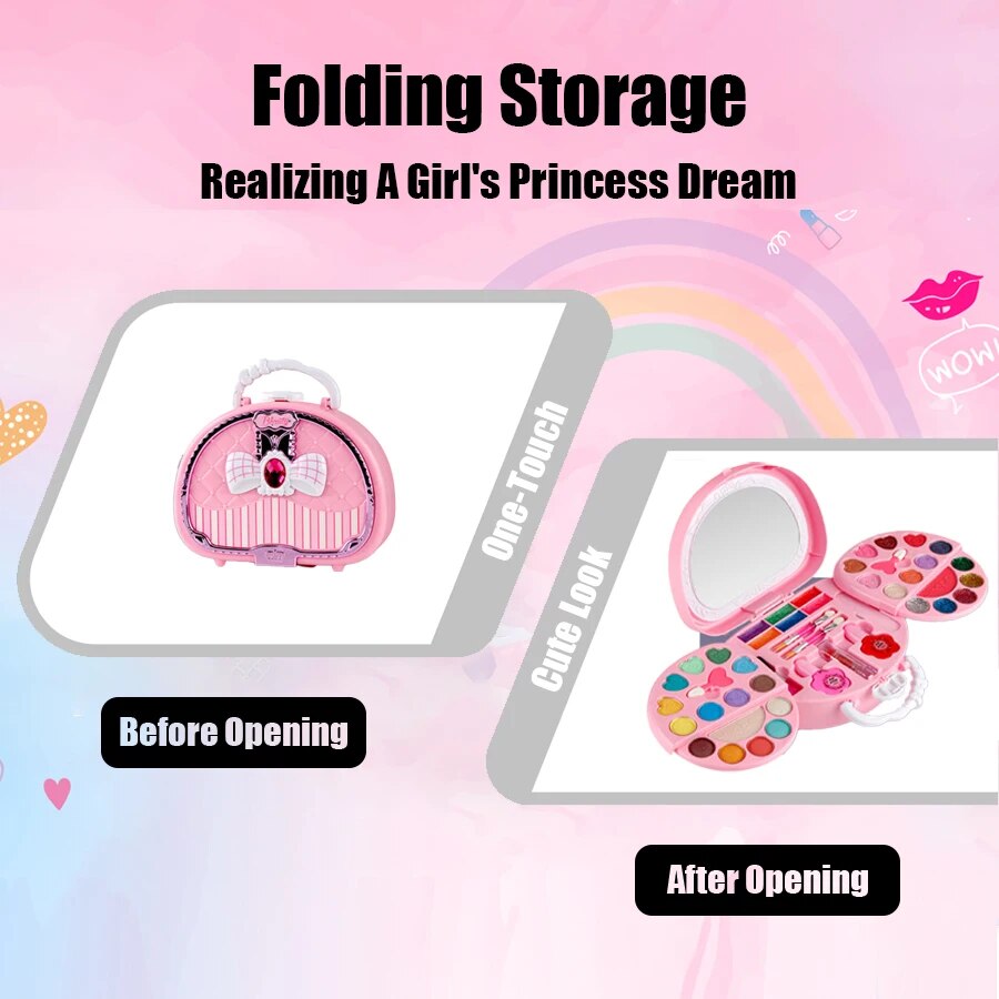 เด็กความงามของเล่นแต่งหน้าชุดถ - Beauty Makeup Gift Sets บทวิจารณ์และราคา