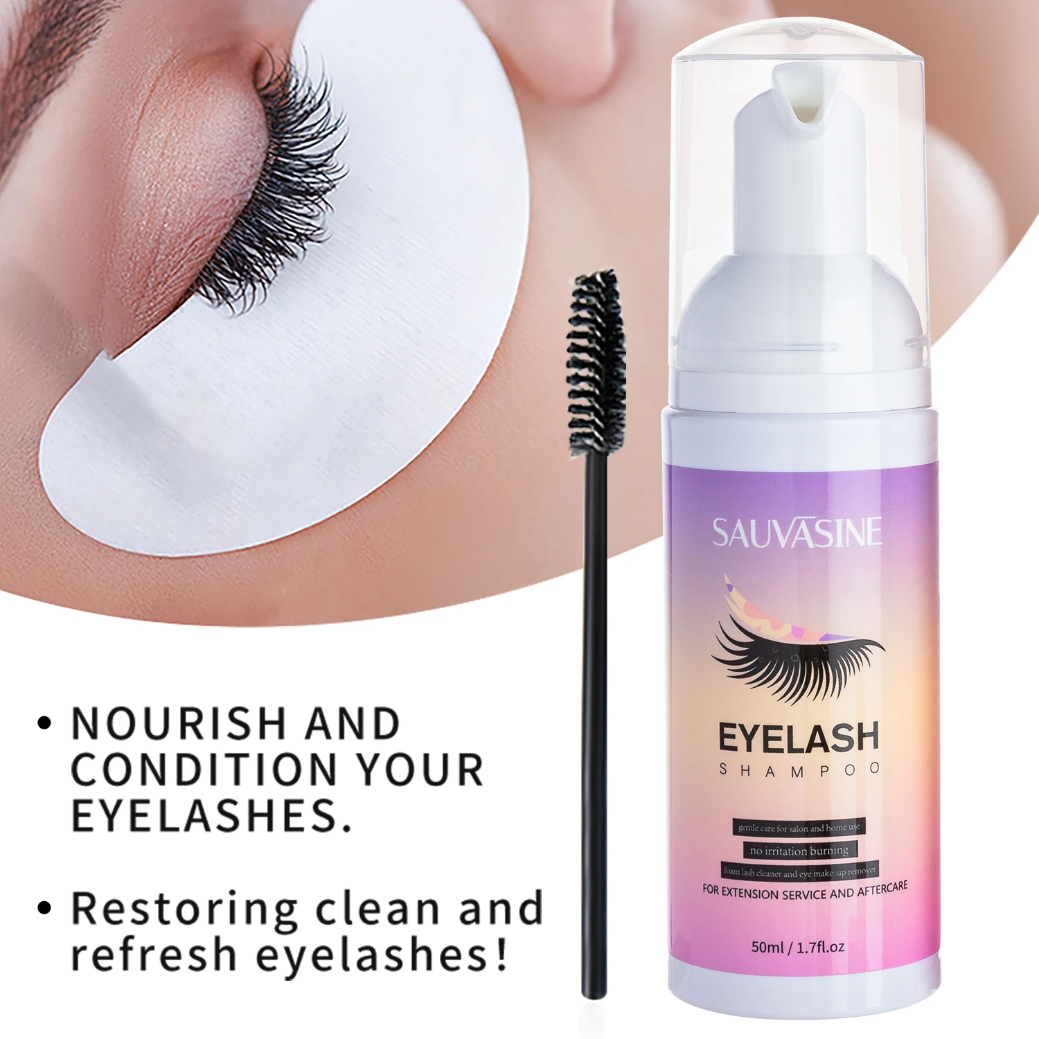 5/10PCS 50ML Eyelash EXTENSION - Makeup Beauty Set บทวิจารณ์และราคา