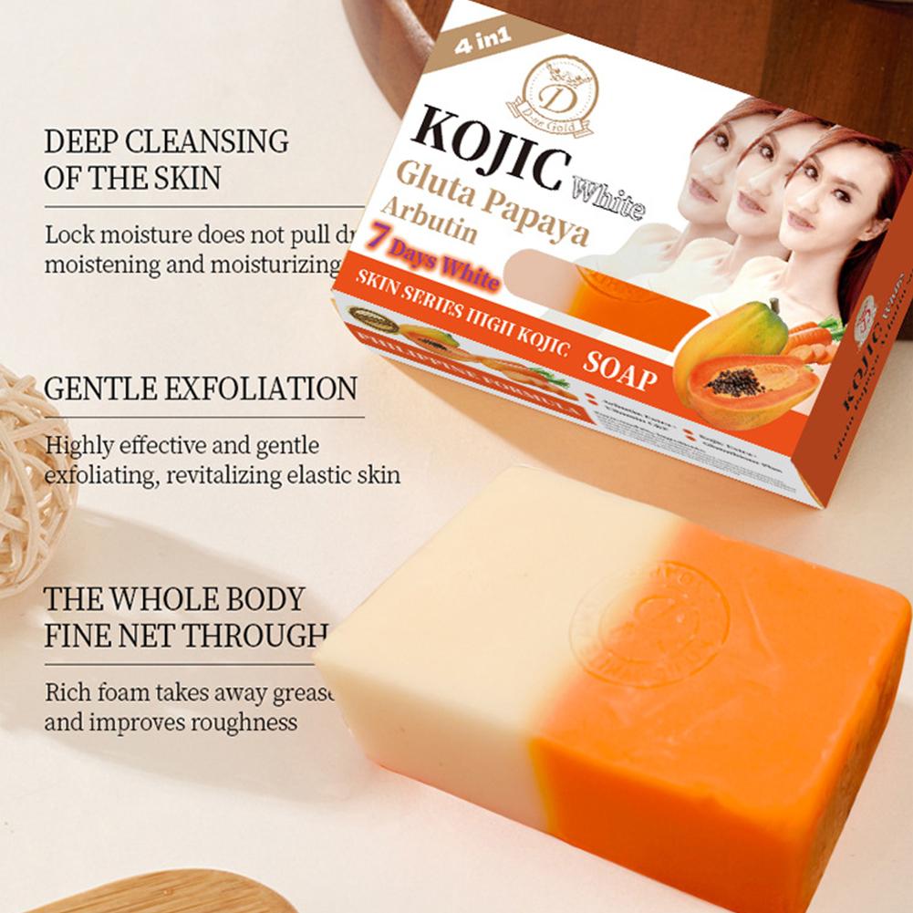สบู่มะละกอผสมโคจิกแอซิด 160 กร - Vitamin C Serum Face บทวิจารณ์และราคา