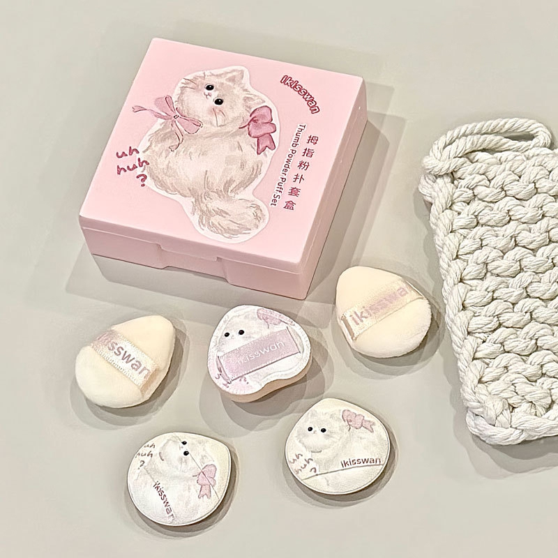 ชุดพัฟนิ้วมินิ 5 ชิ้น น่ารัก พ - Makeup Beauty Set บทวิจารณ์และราคา