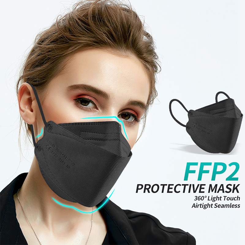 10-200pcs ffp2 mascarillas CE  - Sheet Face Mask Pack บทวิจารณ์และราคา