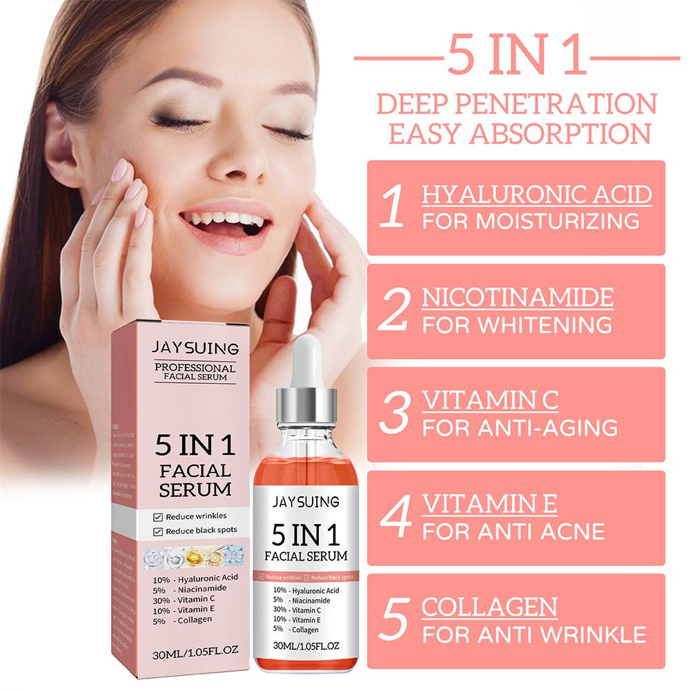 เซรั่มบำรุงผิวหน้า 5 in 1 วิตา - Vitamin C Serum Face บทวิจารณ์และราคา