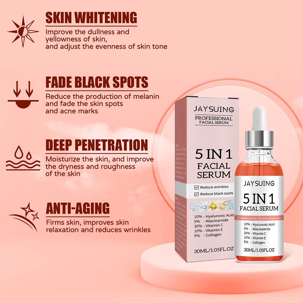 เซรั่มบำรุงผิวหน้า 5 in 1 วิตา - Vitamin C Serum Face บทวิจารณ์และราคา