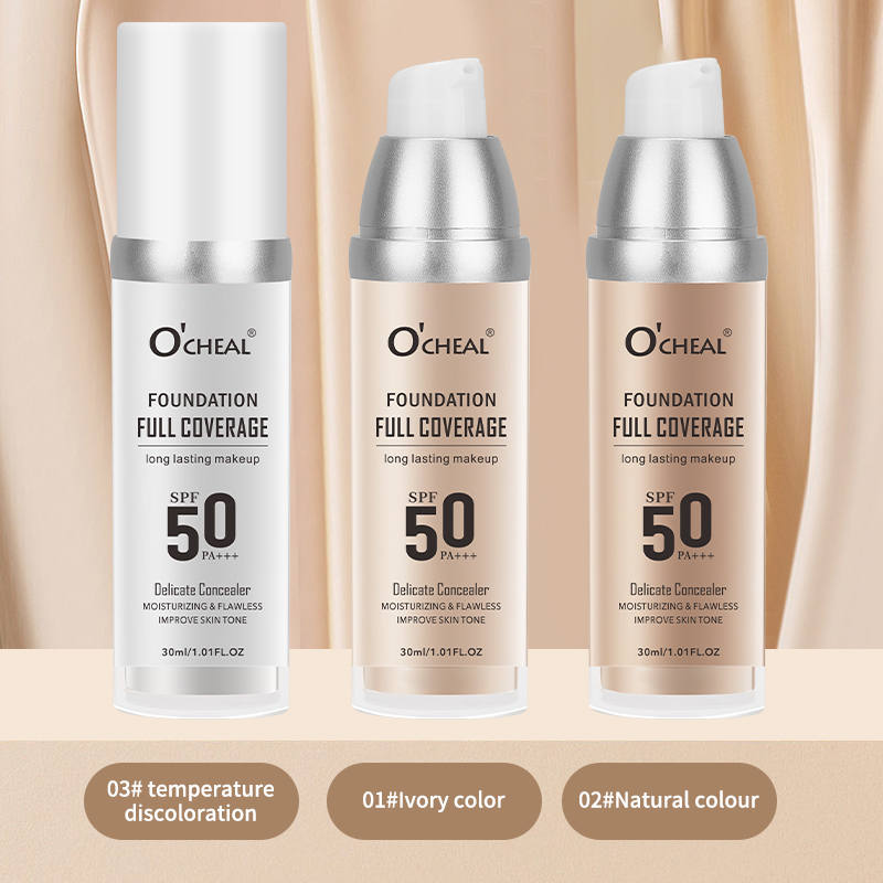 O'CHEAL 50PA +++ Liquid Founda - Beauty Glazed Makeup บทวิจารณ์และราคา