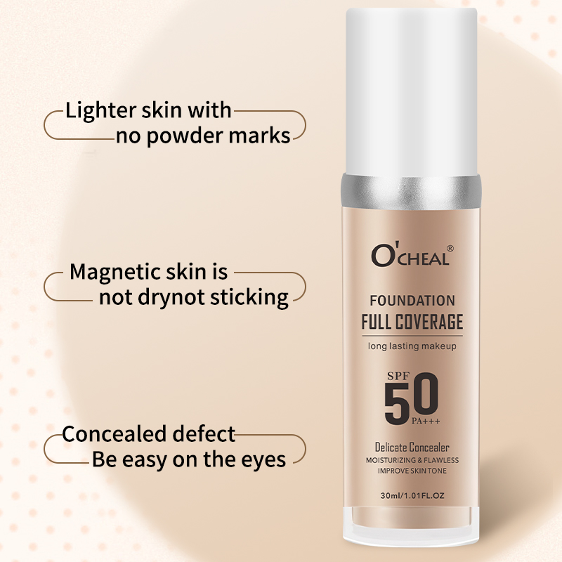 O'CHEAL 50PA +++ Liquid Founda - Beauty Glazed Makeup บทวิจารณ์และราคา