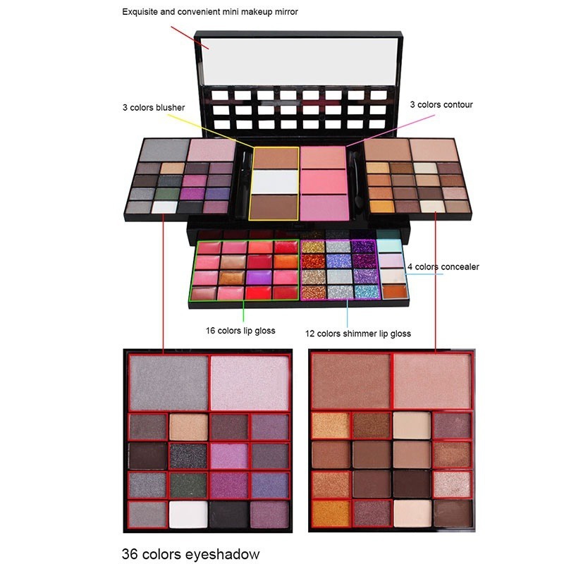 40/74/78 สี Glitter Eyeshadow  - Eyeshadow Glitter Pigment บทวิจารณ์และราคา