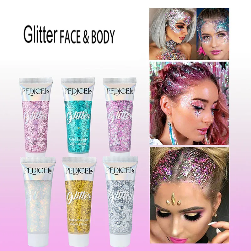 เจลครีมกลิตเตอร์สำหรับหน้า อาย - Eyeshadow Glitter Pigment บทวิจารณ์และราคา