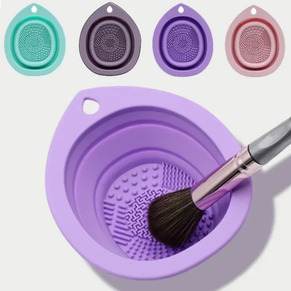 ชามทำความสะอาดแปรงแต่งหน้าซิลิ - Beauty Makeup Background บทวิจารณ์และราคา