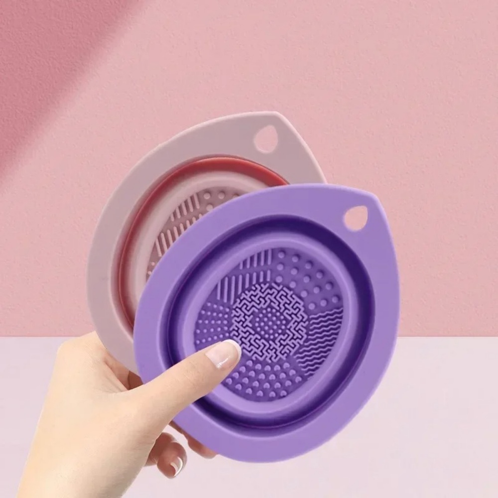 ชามทำความสะอาดแปรงแต่งหน้าซิลิ - Beauty Makeup Background บทวิจารณ์และราคา