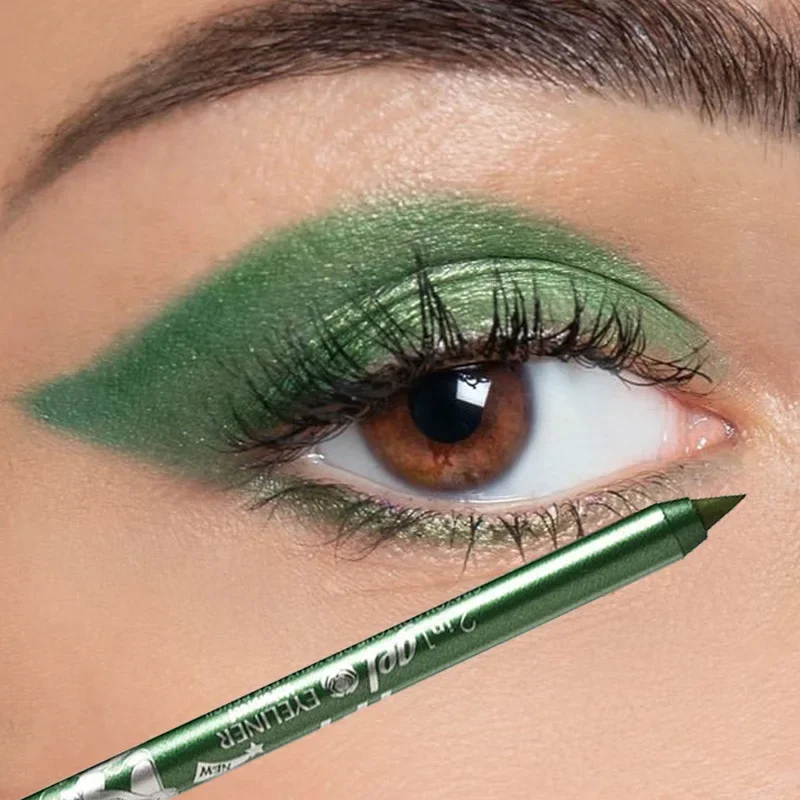 2 in1 Matte Eyeliner Lip Liner - Eyeshadow Glitter Pigment บทวิจารณ์และราคา