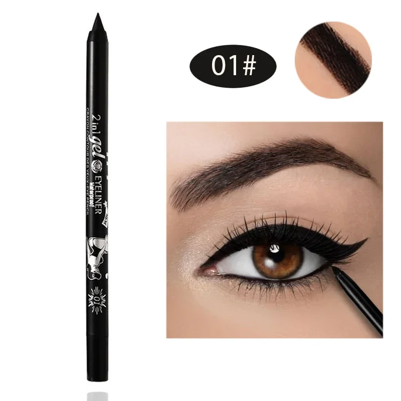 2 in1 Matte Eyeliner Lip Liner - Eyeshadow Glitter Pigment บทวิจารณ์และราคา