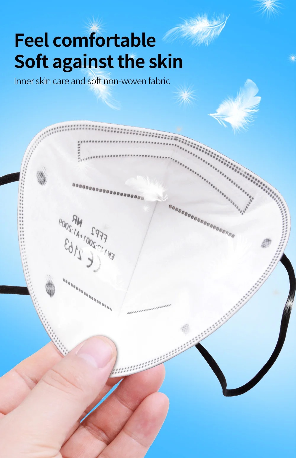 หน้ากากอนามัย FFP2 มาตรฐาน CE  - Sheet Face Mask Pack บทวิจารณ์และราคา