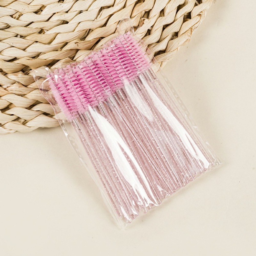 แปรงปัดขนตาคริสตัล 50-100 ชิ้น - Beauty Makeup Background บทวิจารณ์และราคา