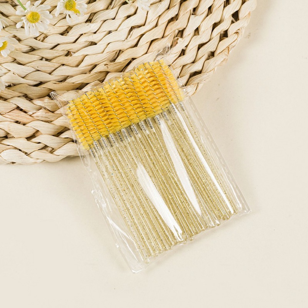 แปรงปัดขนตาคริสตัล 50-100 ชิ้น - Beauty Makeup Background บทวิจารณ์และราคา