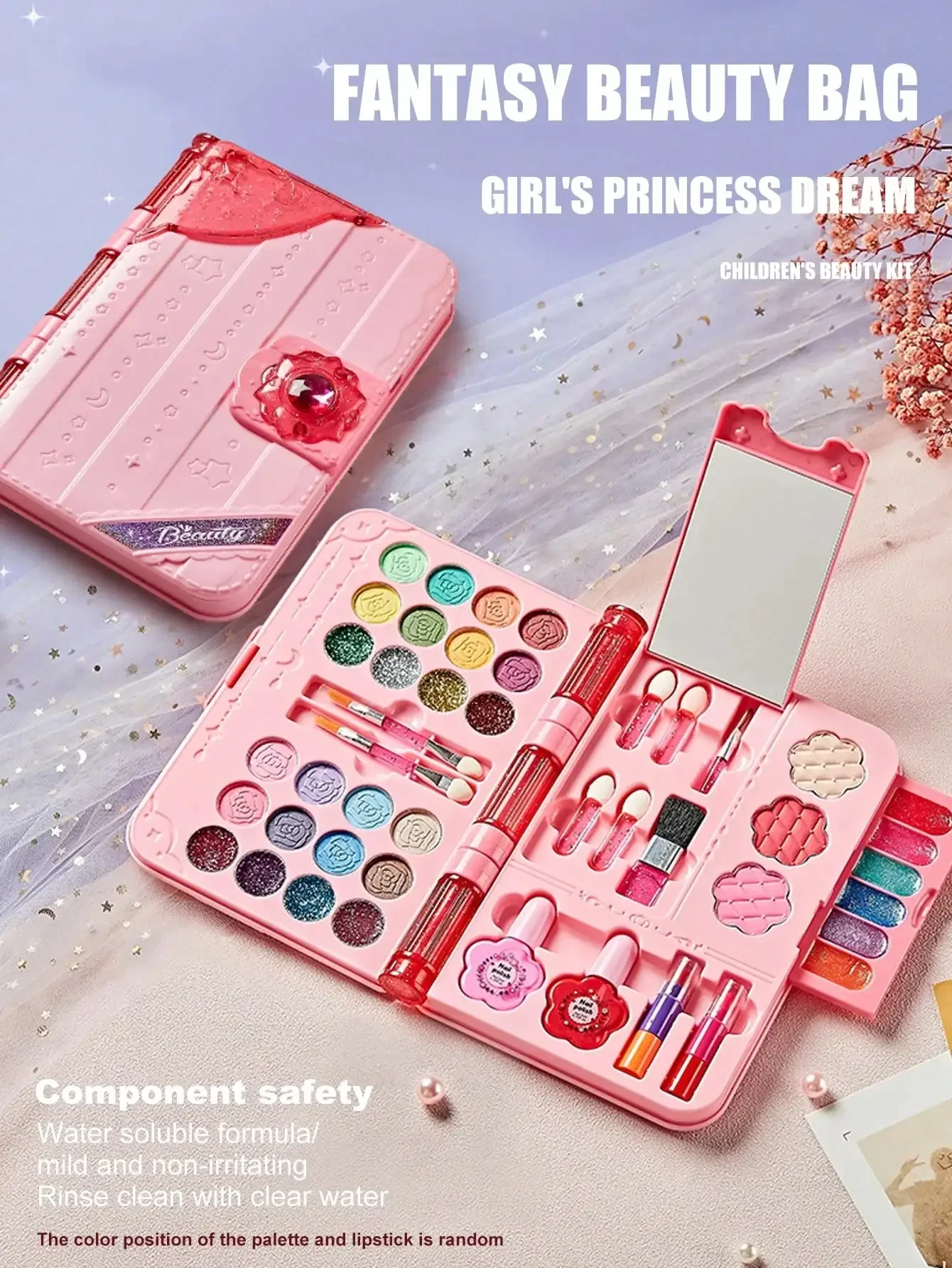 ชุดเครื่องสำอางเด็กแบบล้างออกไ - Beauty Makeup School บทวิจารณ์และราคา