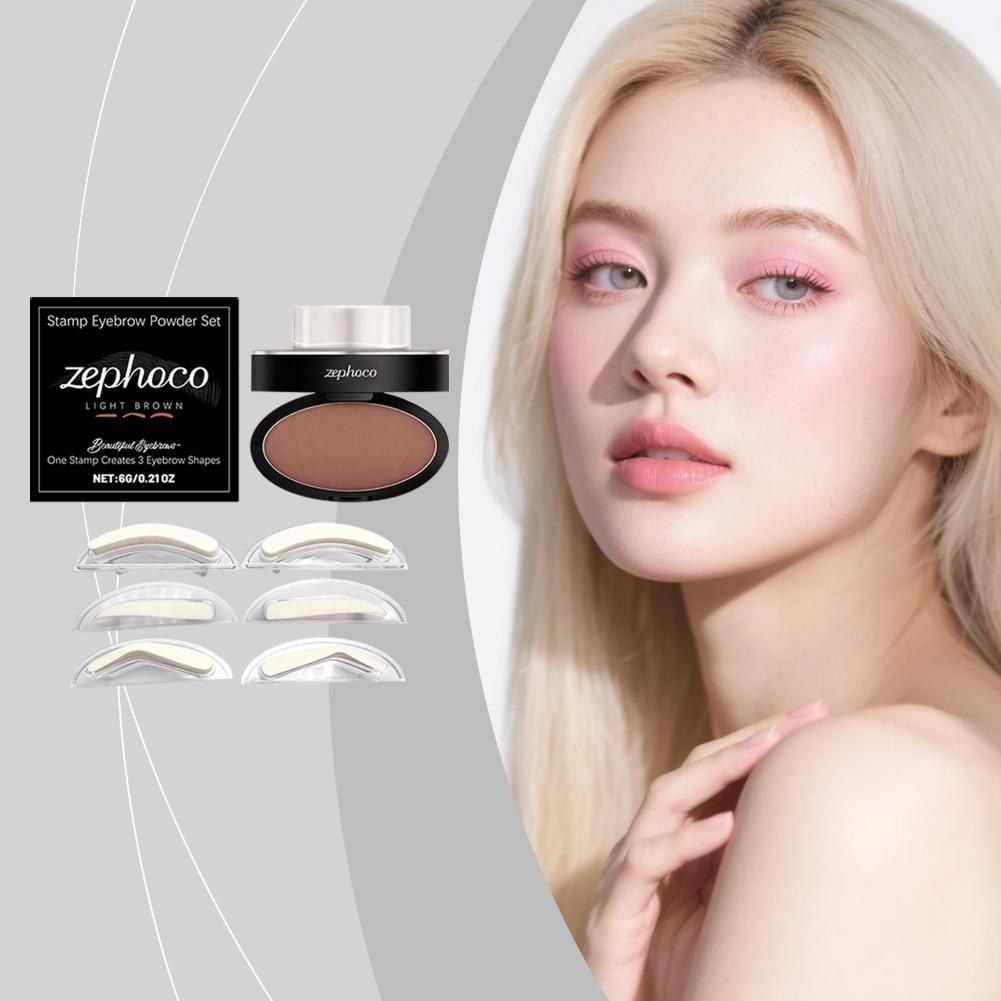 ชุดแป้งปั๊มคิ้วธรรมชาติ พร้อมแ - Beauty Mark Makeup บทวิจารณ์และราคา